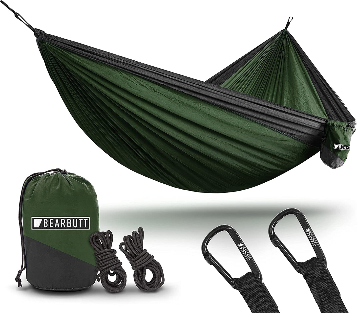 TrailBlaze Portable Double Hammock with Mosquito Net & 2x10ft Straps – 600lbs Capacity, Lightweight 2-Person Hammock Tent for Camping, Backpacking, Hiking