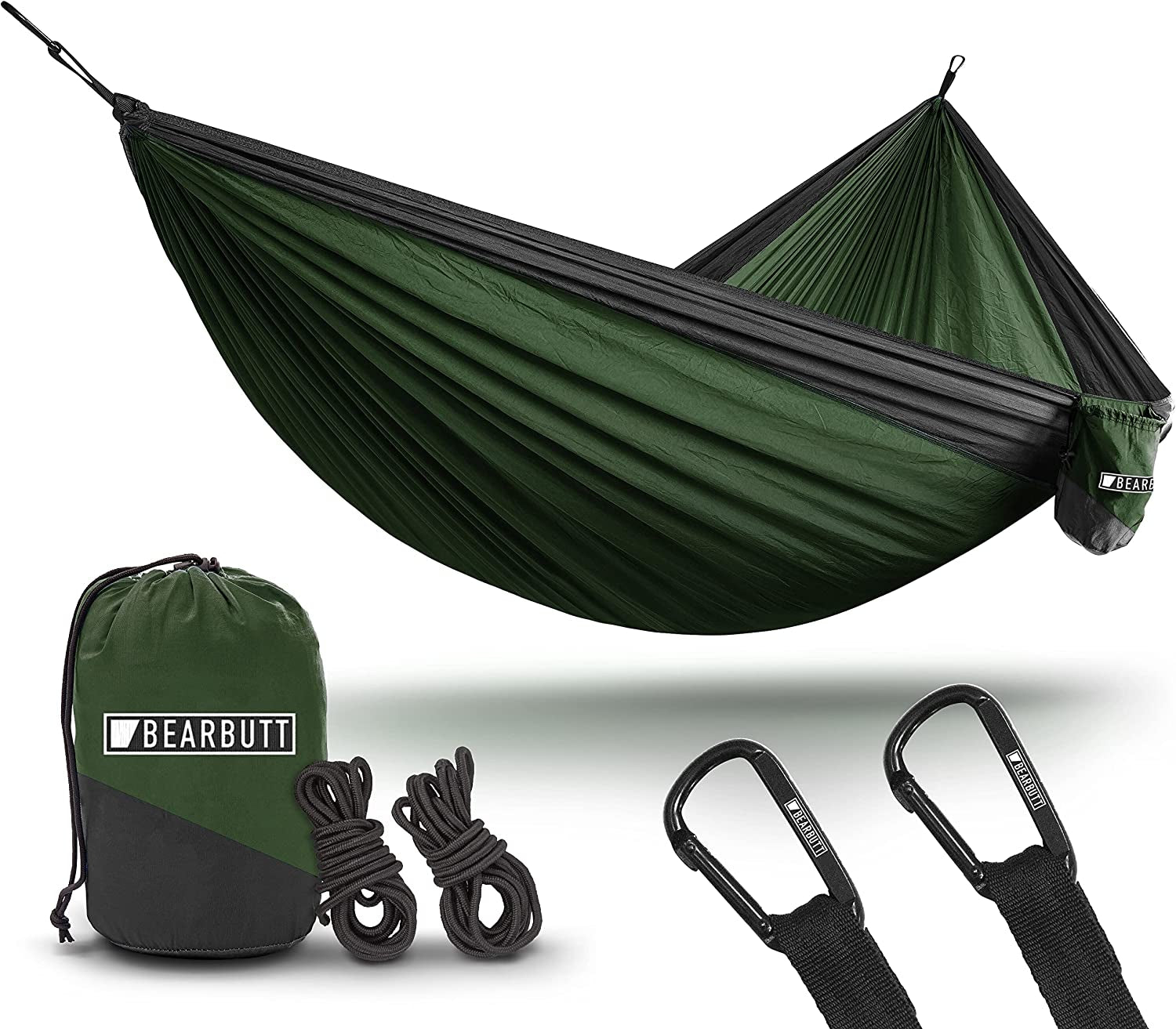 TrailBlaze Portable Double Hammock with Mosquito Net & 2x10ft Straps – 600lbs Capacity, Lightweight 2-Person Hammock Tent for Camping, Backpacking, Hiking