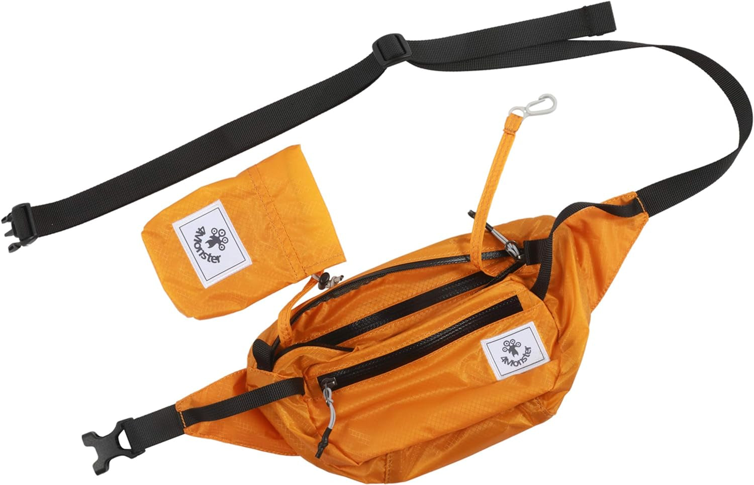Hiking Waist Packs Portable,Water Resistant Fanny Bag with Adjustable Strap,Lightweight Crossbody Chest Bag Slim Bag