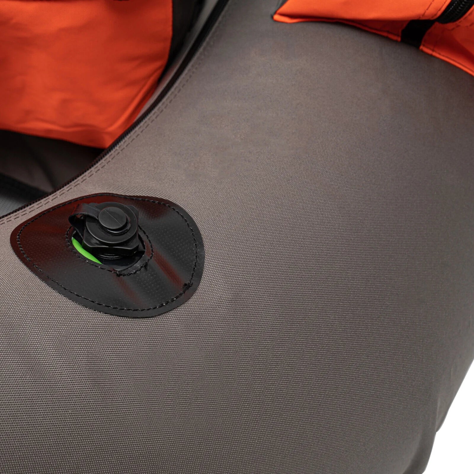 Sgt Motards 5.5ft Portable Inflatable Fishing Boat Raft – 286lb Capacity, Adjustable Backrest (90-180°), Hand Air Pump, Fishing Ruler, for Lakes & Rivers