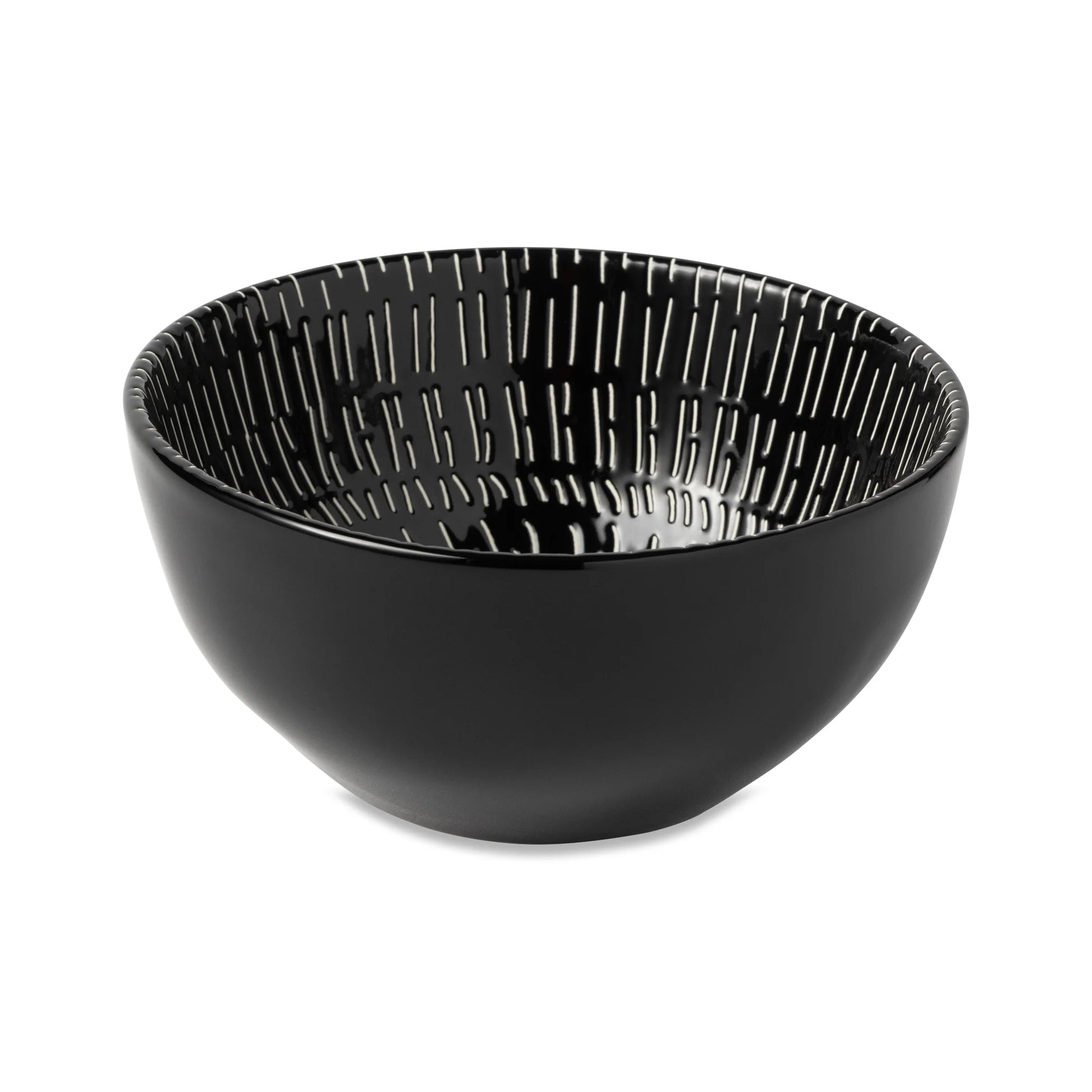 Thyme & Table Maddox Collection 12-Piece Stoneware Dinnerware Set, Service for 4, Teal/Black, Microwave & Dishwasher Safe