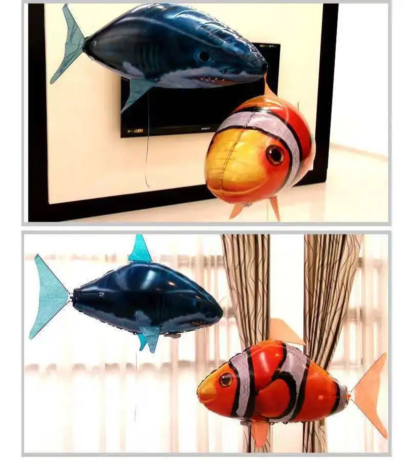 Sgt Motards SkyShark Remote Control Inflatable Shark & Clownfish