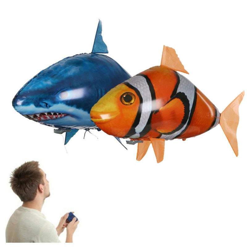 Sgt Motards SkyShark Remote Control Inflatable Shark & Clownfish