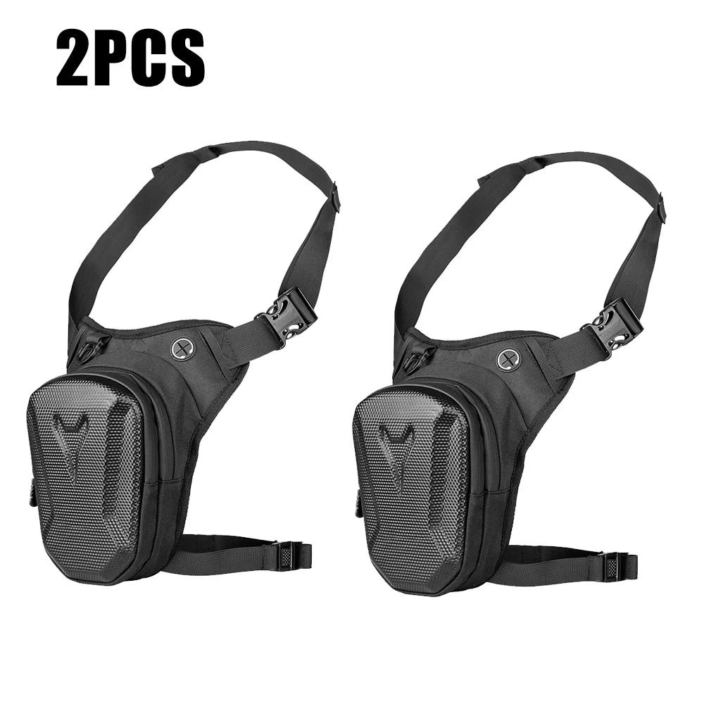 Men's Motorcycle Leg Bag - Waterproof Tactical Waist Bag for Camping, Hiking, Mountaineering, and Travel