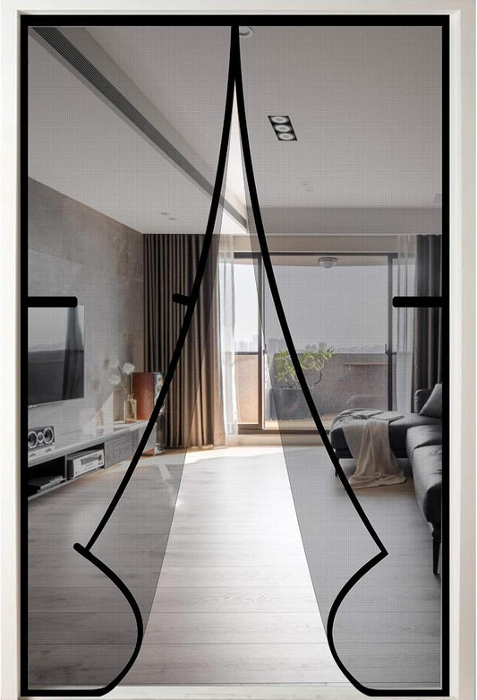 Magnetic Screen Door 40"x83" - Heavy Duty Self-Closing Mesh with Tight Magnetic Seal, Hands-Free, Pet & Kid Friendly, Fits Doors Up to 38"x82"