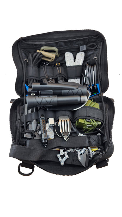 Ultimate Survival & Medical Kit 35L Bug Out Bag Backpack, Black – Pre-Packed Emergency Gear, Fits Most Adults