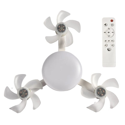 Sgt Motards 2-in-1 Cordless Hanging Fan with LED Lantern – Silent 3-Speed Drone Ceiling Fan, Rechargeable, for Camping, Bedroom, Dining Room, Living Room