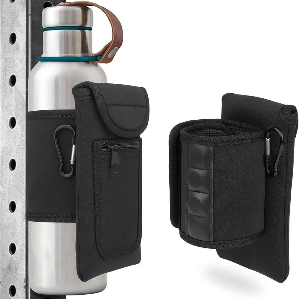 AquaMate Magnetic Water Bottle Holder – Universal Fit with Strong Built-In Magnet for Secure Attachment to Metal Surfaces, Gym, Outdoor, & Travel