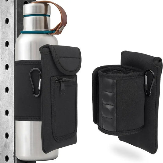 AquaMate Magnetic Water Bottle Holder – Universal Fit with Strong Built-In Magnet for Secure Attachment to Metal Surfaces, Gym, Outdoor, & Travel