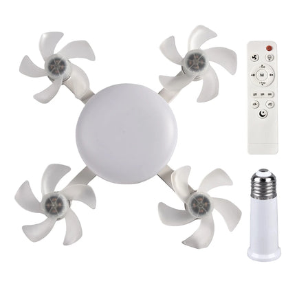 Sgt Motards 2-in-1 Cordless Hanging Fan with LED Lantern – Silent 3-Speed Drone Ceiling Fan, Rechargeable, for Camping, Bedroom, Dining Room, Living Room