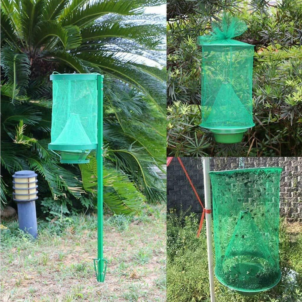 Sgt Motards Ranch Fly Trap Net – Reusable Outdoor Insect Cage, Non-Toxic Fly Control for Horses, Cows, Stables & Farms
