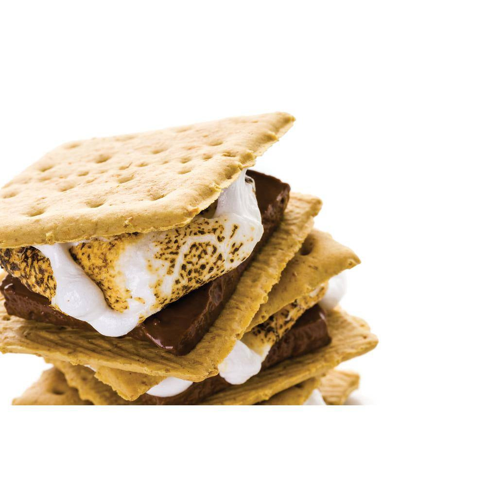 Nostalgia SMM200 Indoor Electric Stainless Steel S'mores Maker with 4-Compartment Lazy Susan Tray and 2 Roasting Forks, Java Brown