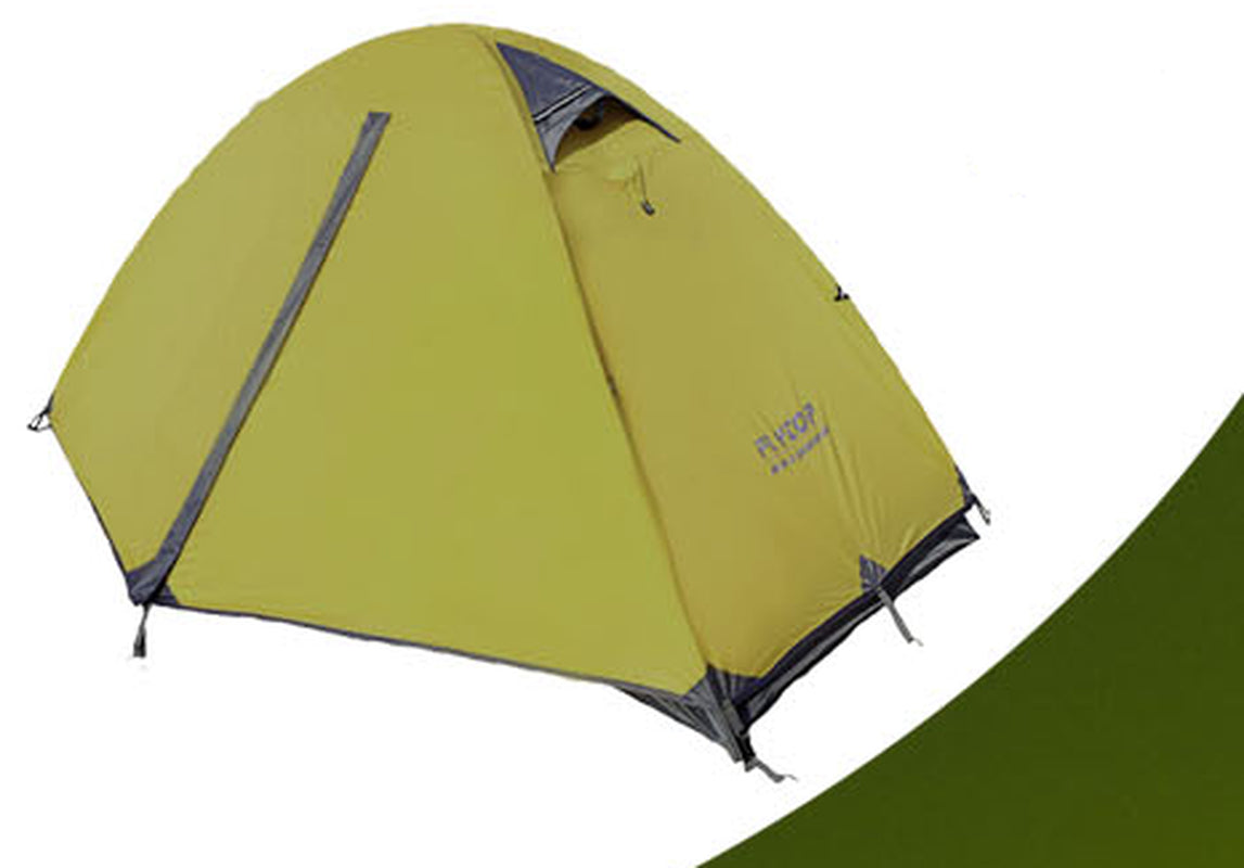 Naturehike Cloud-Up 2 Ultralight 2-Person Backpacking Tent, 4-Season, Waterproof, for High Mountain & Snowfield Adventures, Green